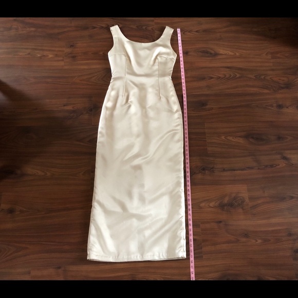 Champagne Formal Dress w/ shawl - Picture 5 of 10